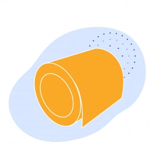 Рулон с полимерным покрытием 0.7 мм ПВДФ ГОСТ 34180-2017