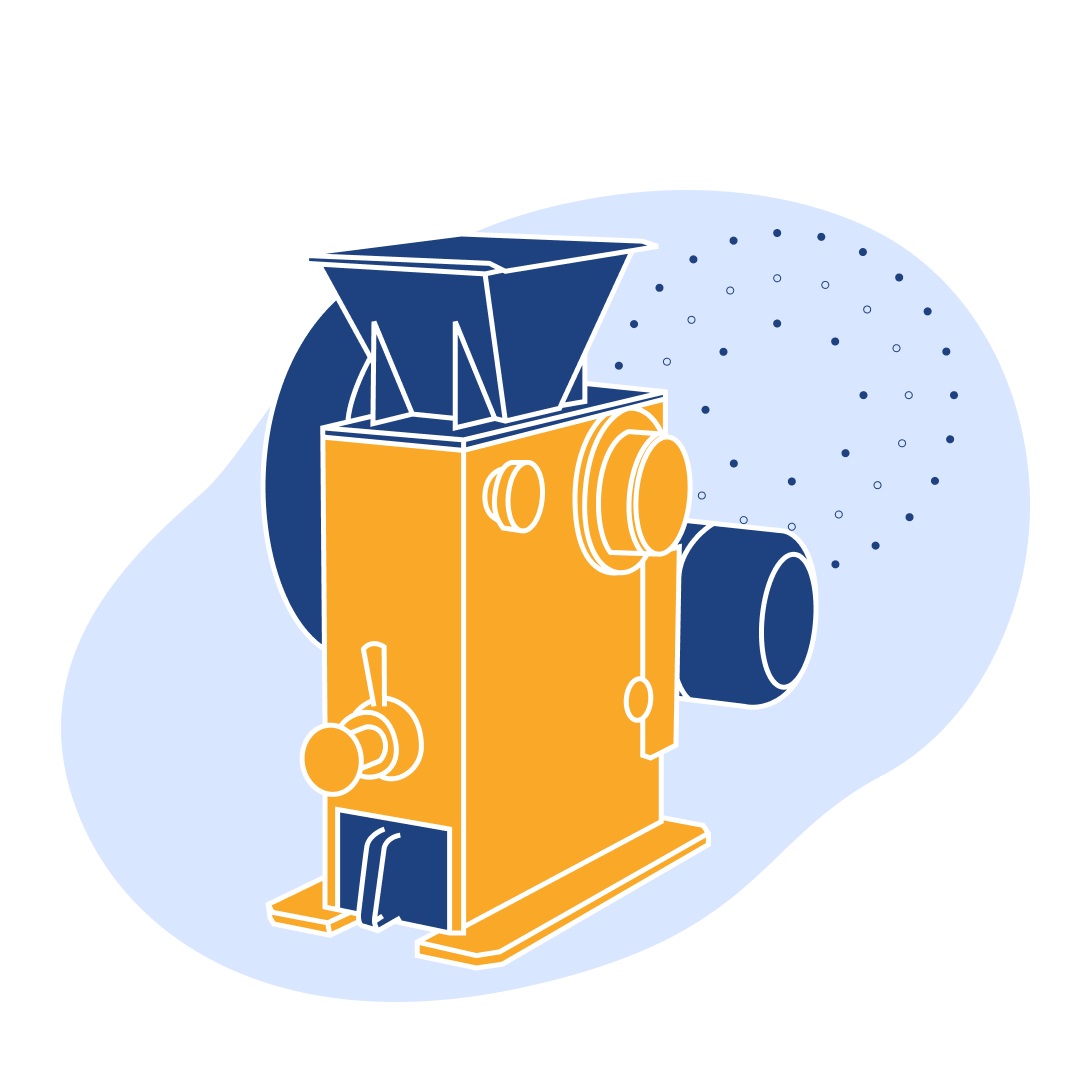 Дробилка щековая ЩД-6 640х340х600 мм 1.1 кВт 130 кг