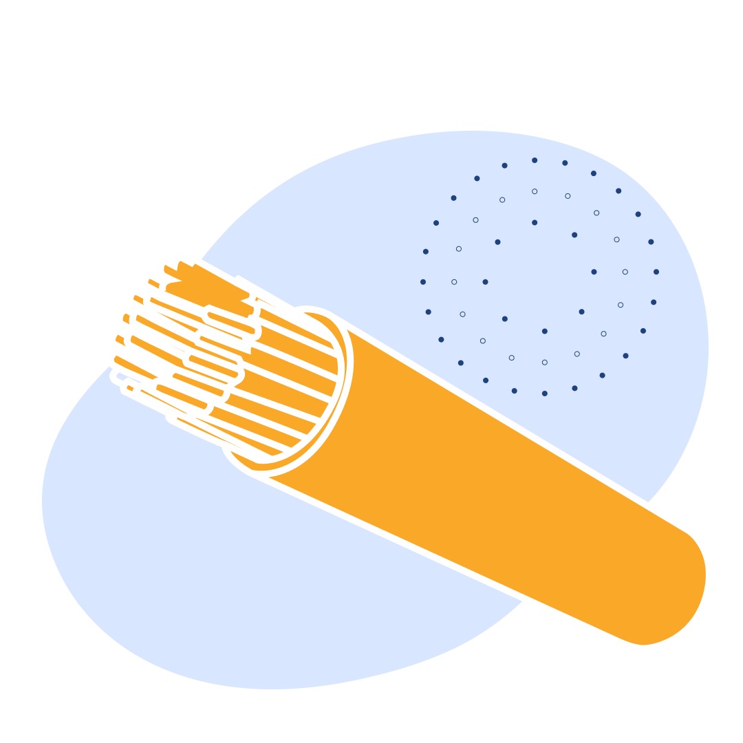 Кабель контрольный медный многожильный 5x0.75 мм2 КРВГ ГОСТ 1508-78