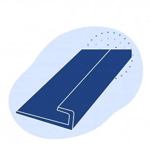 Алюминиевый профиль L-образный 18x1.5x1.5 мм АМц ГОСТ 13737-90