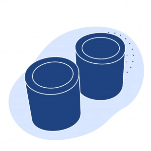 Капролоновая втулка 175х1400 мм черная ПА 6-МГ