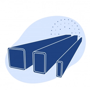 Труба профильная нержавеющая прямоугольная 100х30х3 мм AISI 430