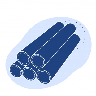 Труба нержавеющая шлифованная 33х1.5 мм 10Х18Н10Т ГОСТ 11068-81