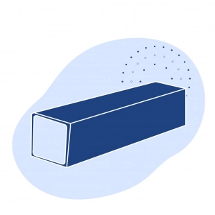 Оцинкованная квадратная труба 30х30х0.8 мм ст10 ГОСТ 8639-82