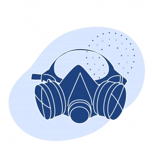 Респиратор фильтрующий РПГ-67 ГОСТ 12.4.004-74