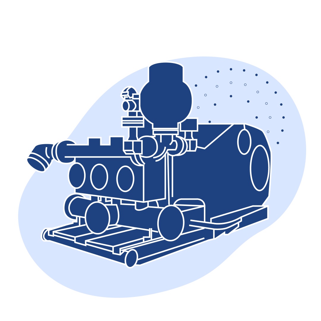 Буровой насос F-800 150 об/мин 597 кВт