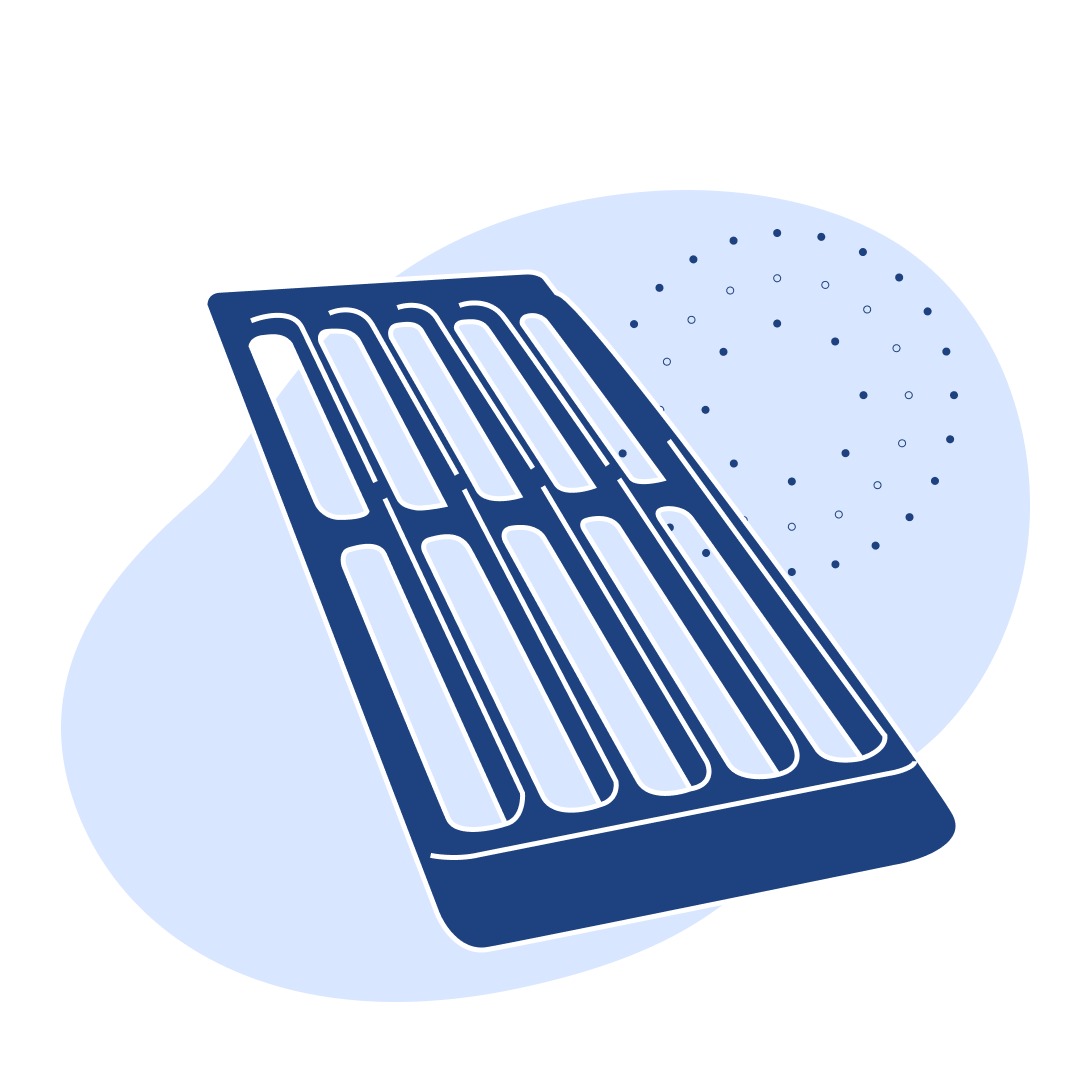 Чугунный колосник 350 мм СЧ18